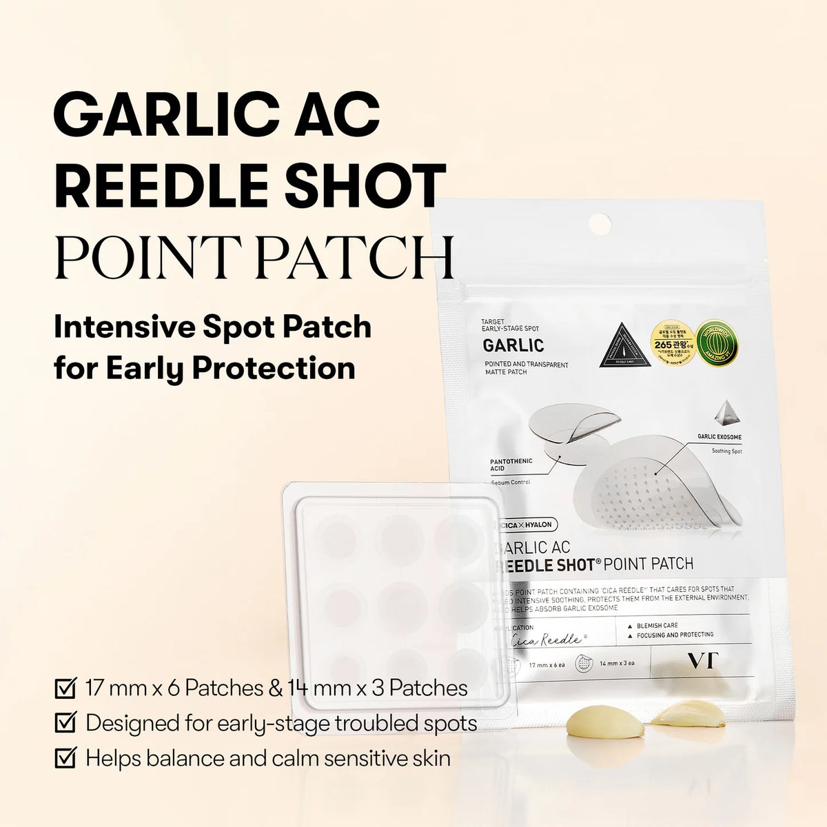 Garlic AC Reedle Shot Point Patch