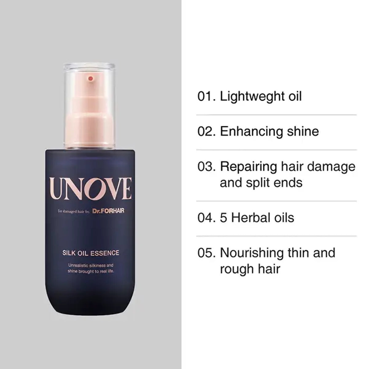 UNOVE Silk Oil Essence
